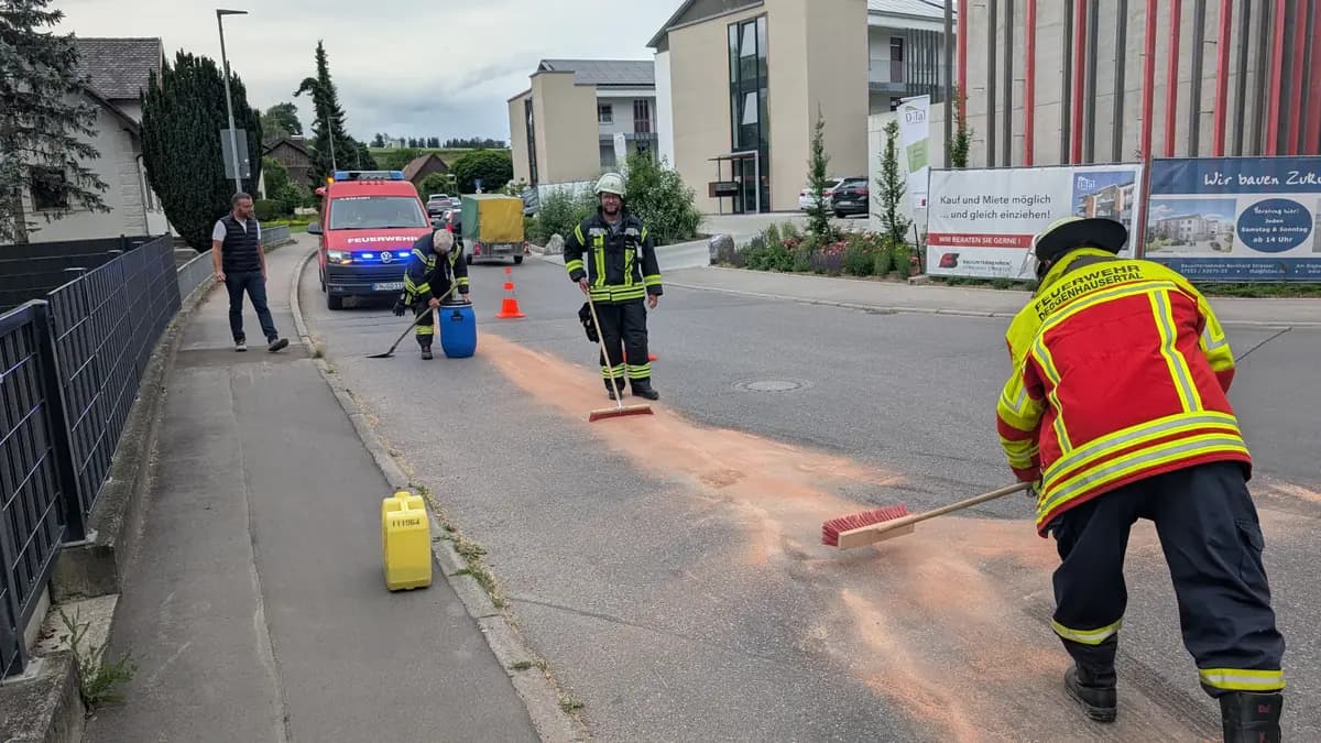 H EVD – Ölspur im Kreuzungsbereich