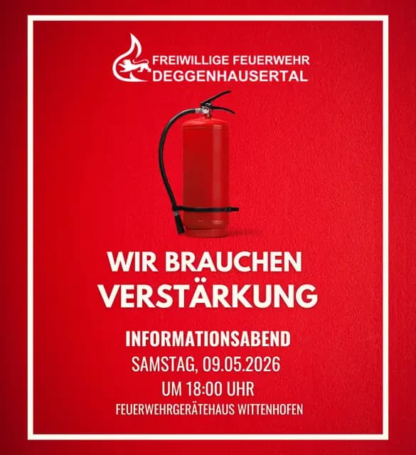 Info-Abend: 9. Mai in Wittenhofen